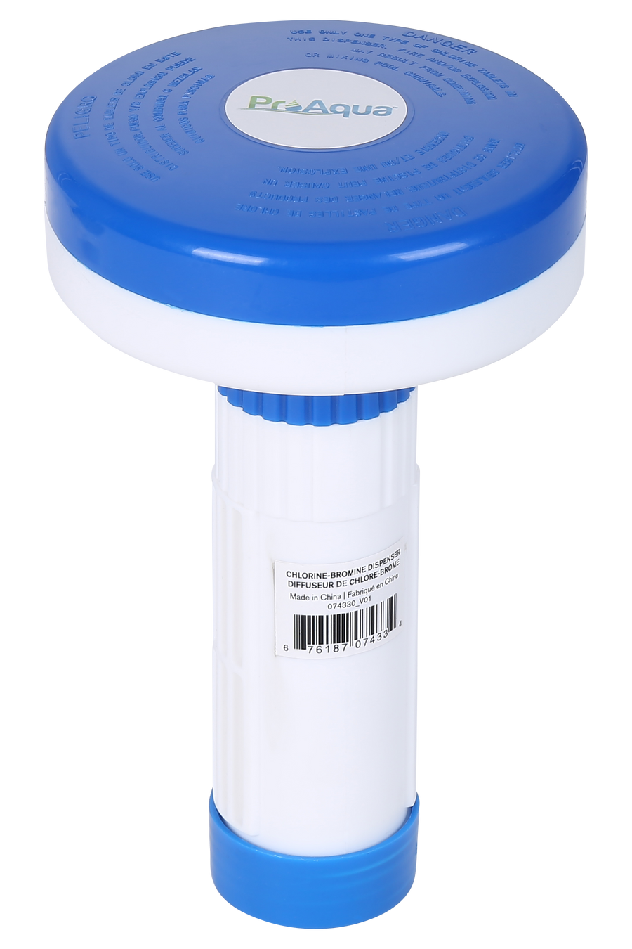 PROAQUA FLOATING CHLORINE/BROMINE DISPENSER — ProAqua Part #PA-DISPENSER