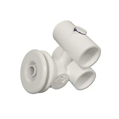 Jet Assembly, HydroAir Slimline, Tee Body, 1"S Water x 1"S — Hydro Air Part #10-5250