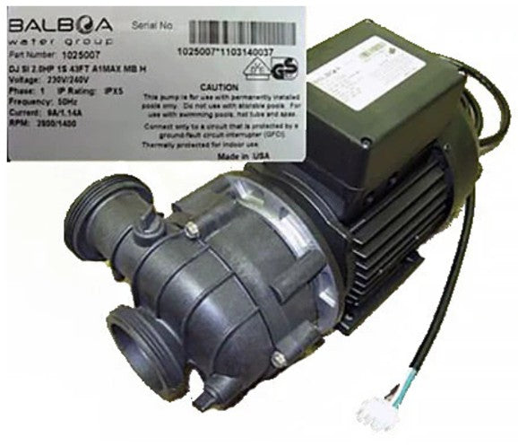 DJ SI 2.0HP 1S 43FT A1MAX MB H — Balboa Part #1025007