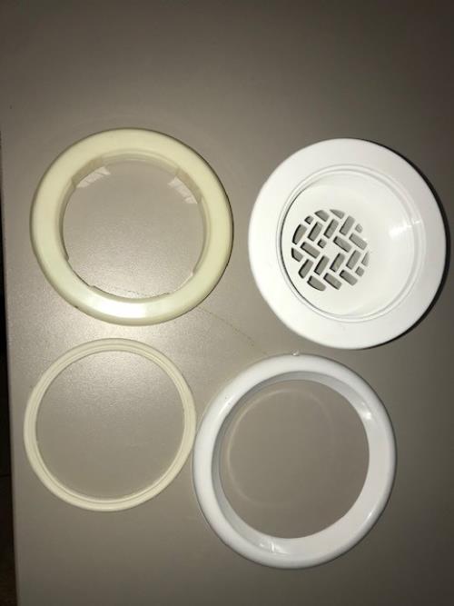 Wall Fitting Assembly, AW & LA Filter Bulkhead (Incl. Comp R — Coleman/Maax Part #110899