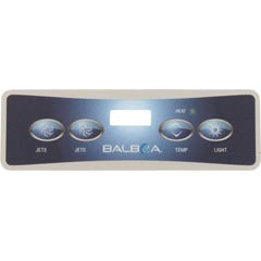 Overlay, Spaside, Balboa VL401, Lite Duplex, 4-Button — Balboa Part #11671