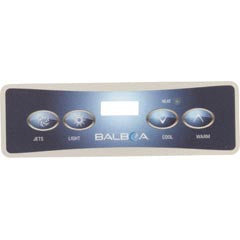 Overlay, Spaside, Balboa VL401, Lite Duplex, 4-Button — Balboa Part #11885
