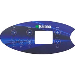 Overlay, Spaside, Balboa VL702S, Oval, Serial Standard — Balboa Part #11894