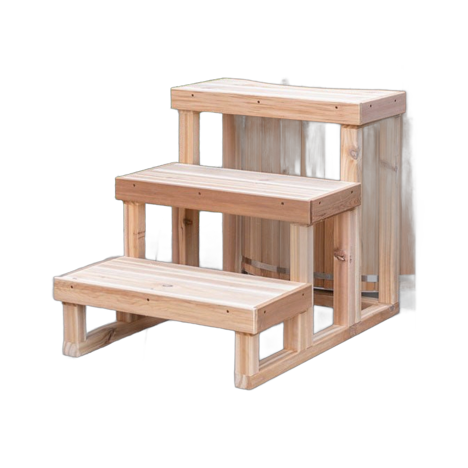 Flow Cold Plunge Cedar Steps