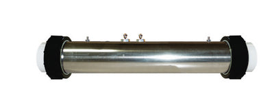 Heater Assembly, Flo-Thru, 5.5kW, 230V, 3" x 15" — HydroQuip Part #26-3602-7S-K