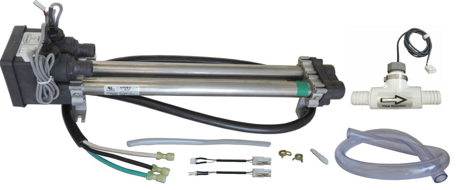 Heater Assembly, Aftermarket, 4.0kW with Flow Switch — HydroQuip Part #26-C3072-5T-KF