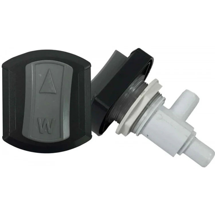 VALVE 3/4" WF ON/OFF V21 GRAPH GRY — Marquis Spa Part #350-6376