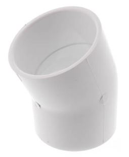 PVC SCH 40 22.5 ELBOW (SOC X SOC) 2" — Lasco Part #416-020