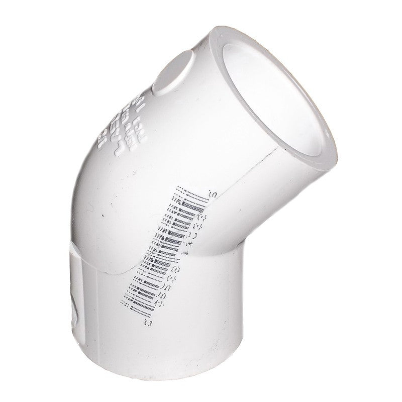 Fitting, PVC, Ell, 45°, Slip, 1-1/2"S x 1-1/2"S — Lasco Part #417-015