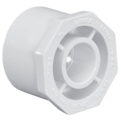 Fitting, PVC, Reducer Bushing, 1-1/2"Spg x 1"S — Lasco Part #437-211