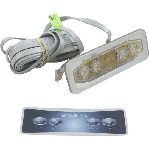 Spaside Control, Balboa Auxiliary, 4-Button, No Readout — Balboa Part #51574-01