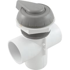 Valve Assy,Waterw,2 Port (Divertr),Top Acc,Notchd,2"S,Gray — Waterway Part #600-3067