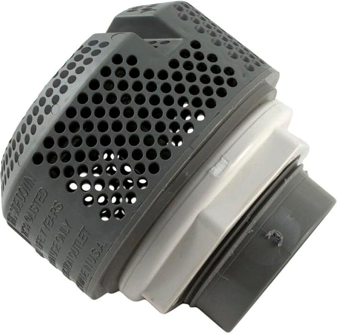 Suction Assembly, Waterway, Model 640-349X V Ultra, Hi-Flo — Waterway Part #640-3497 V