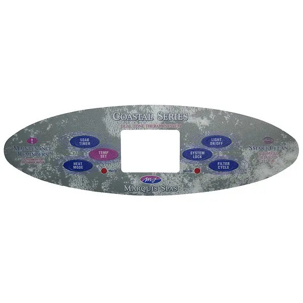 OVERLAY MAIN PANEL COASTAL 2001 — Marquis Spa Part #650-0493