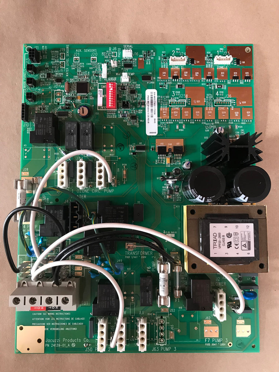 Circuit Board, Sundance, SD8780, 1 or 2-Pump, 2016+ — Sundance Jacuzzi Part #6600-779