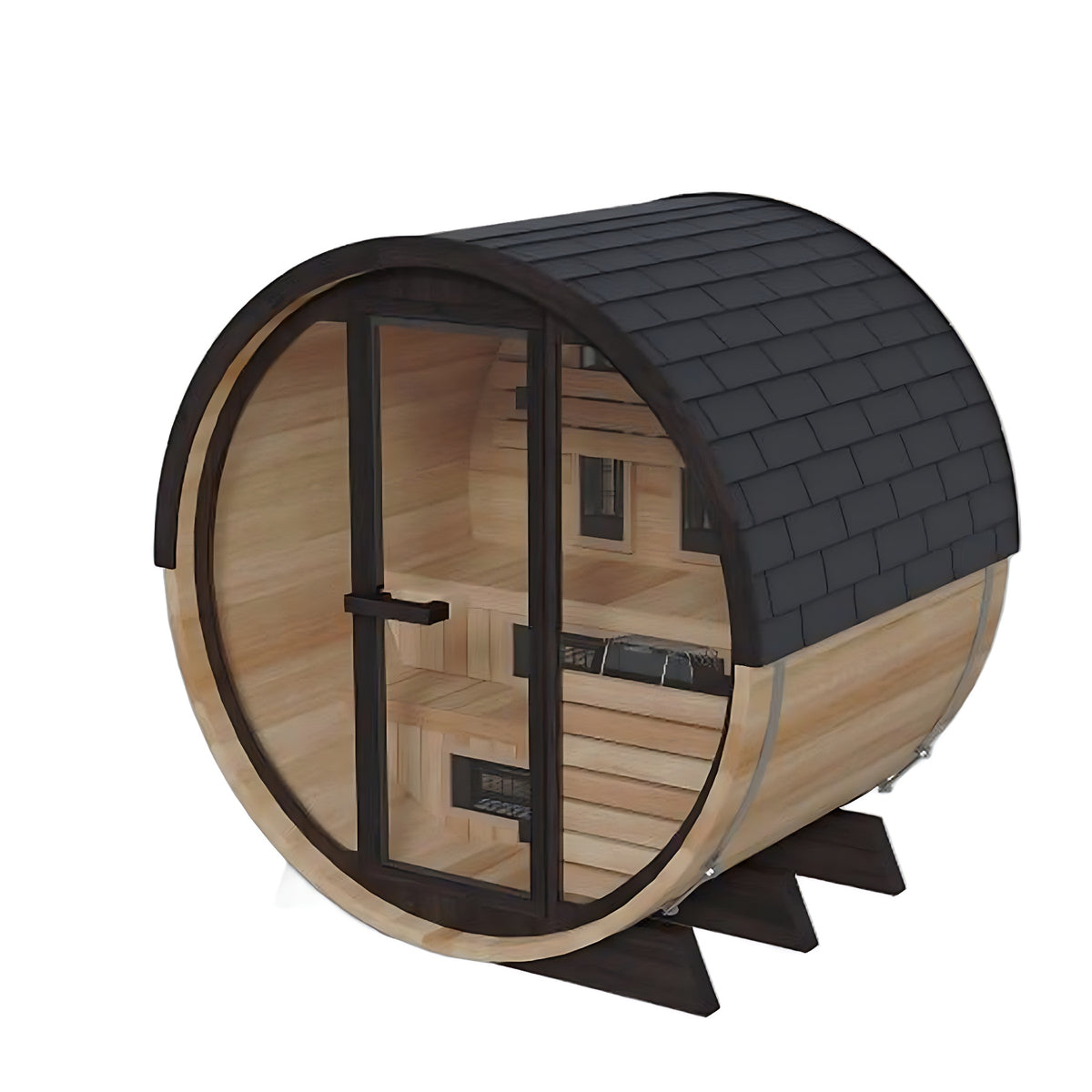 Finnmark Thermo-Aspen Combination Barrel Sauna FD-7