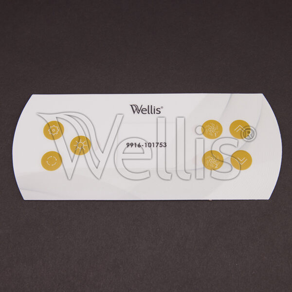 IN.K500 keyboard sticker Gecko — Wellis Part #ACM0960