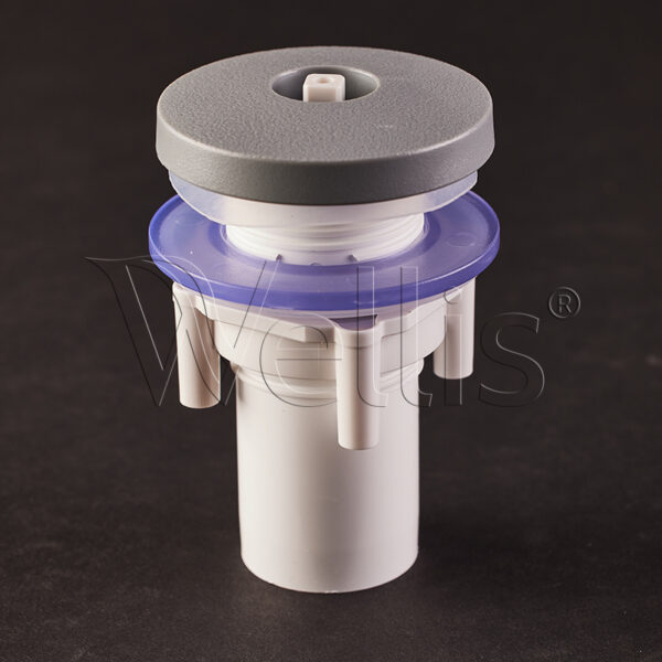 Air Regulator Housing 33 Transparent Light Gray Life — Wellis Part #AKU2716