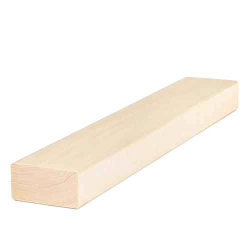 Prosaunas Sauna Wood, Smooth 4 Sides Eased Edges, SHP Profile, Bench Material