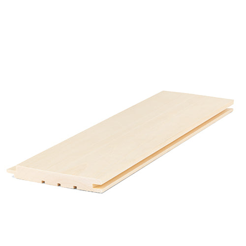Prosaunas Sauna Wood, Tongue & Groove, STS4 Profile, Nickel-Gap, Wall Material