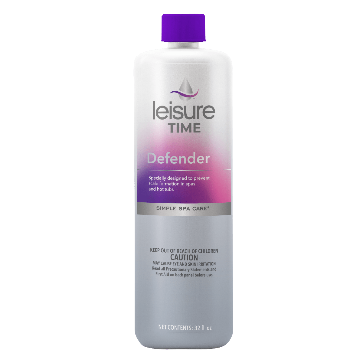 Water Care, Leisure Time, Spa Defender, Scale Preventer — Leisure Time Part #B