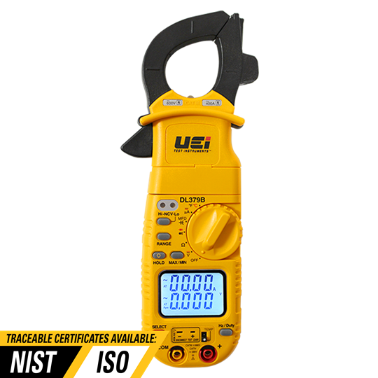Multimeter, Digital, 750VAC, Clamp Style — UEI Part #DL379B