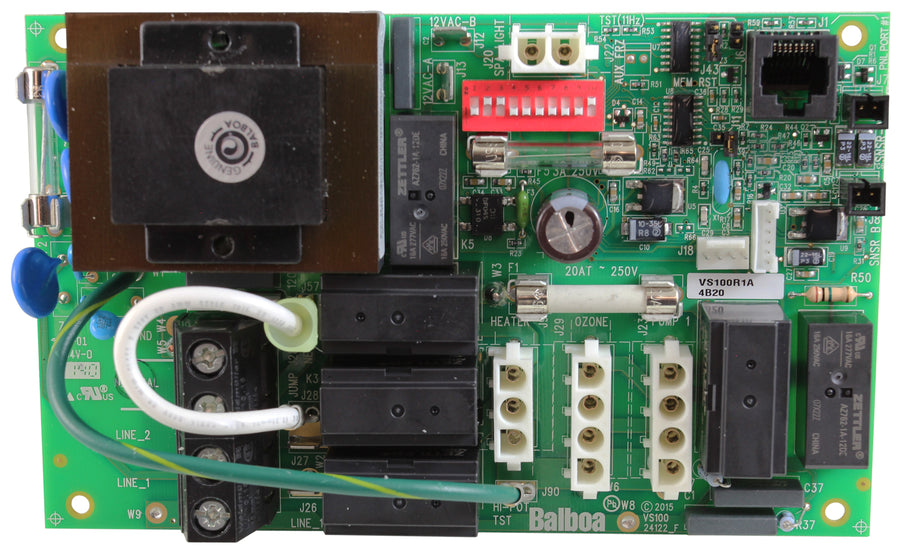 Circuit Board, Balboa VS100, Digital Duplex, Pump1 — Balboa Part #G1110
