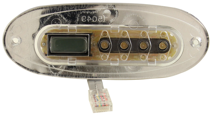 Spaside Control, Balboa, VL240, 4-Button, Clear, No Overlay — Balboa Part #G8224