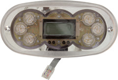 Spaside Control, Balboa VL600S, Oval, 6-Button, LCD — Balboa Part #G8260