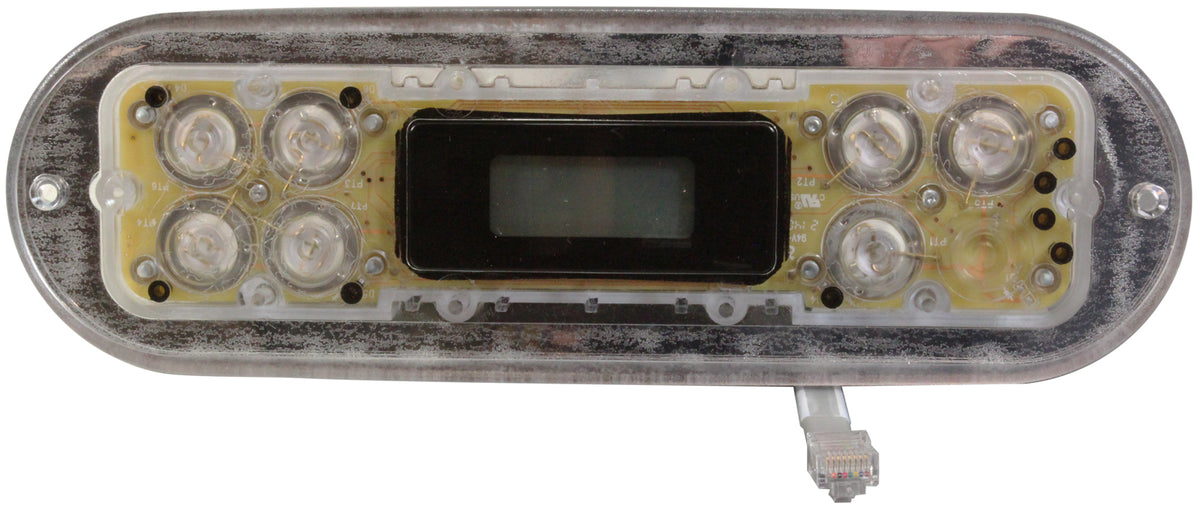 Spaside Control, Balboa VL700S, Oblong, 7-Button, LCD — Balboa Part #G8270