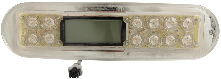 Spaside Control, Balboa ML900, 12-Button, Oblong, No Overlay — Balboa Part #G8390