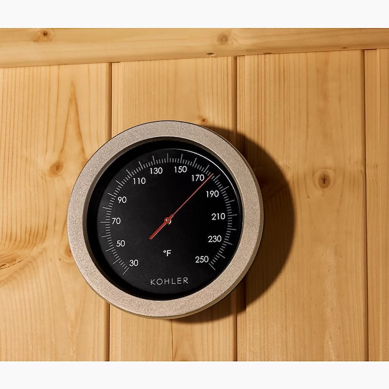 Kohler C1 Indoor Sauna – Scandinavian Spruce — Scandinavian Spruce sauna (view 3)