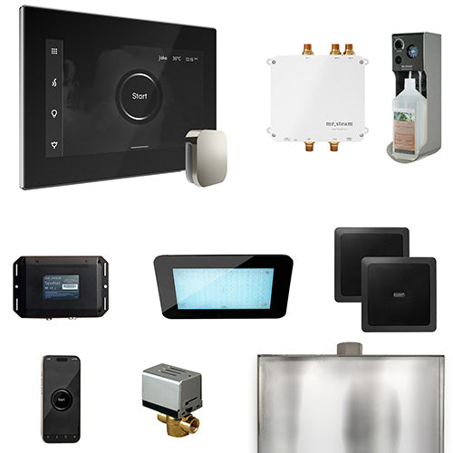 Mr.Steam Bliss Steam Shower Control Package w/ iSteamX Control and Aroma SteamHead