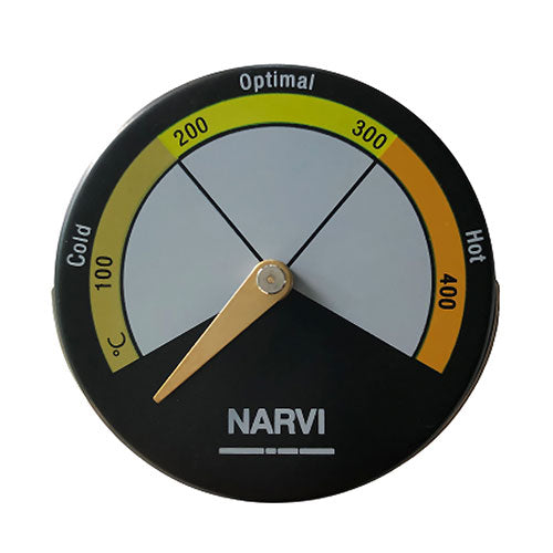 Narvi Thermometer for Smoke Flue, magnetic