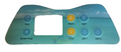 Overlay, Spaside, Artesian, 8000D Island, Digital Deluxe — Artesian Spa Part #OP11-0035-77