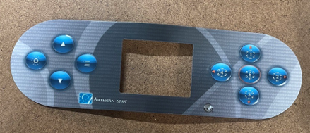 Overlay, Oval, Island Elite TP800 — Artesian Spa Part #OP11-0144-08