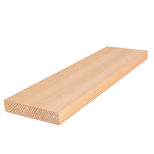 Prosaunas Sauna Wood, Vertical Grain, Smooth 4 Sides Eased Edges, Bench Material