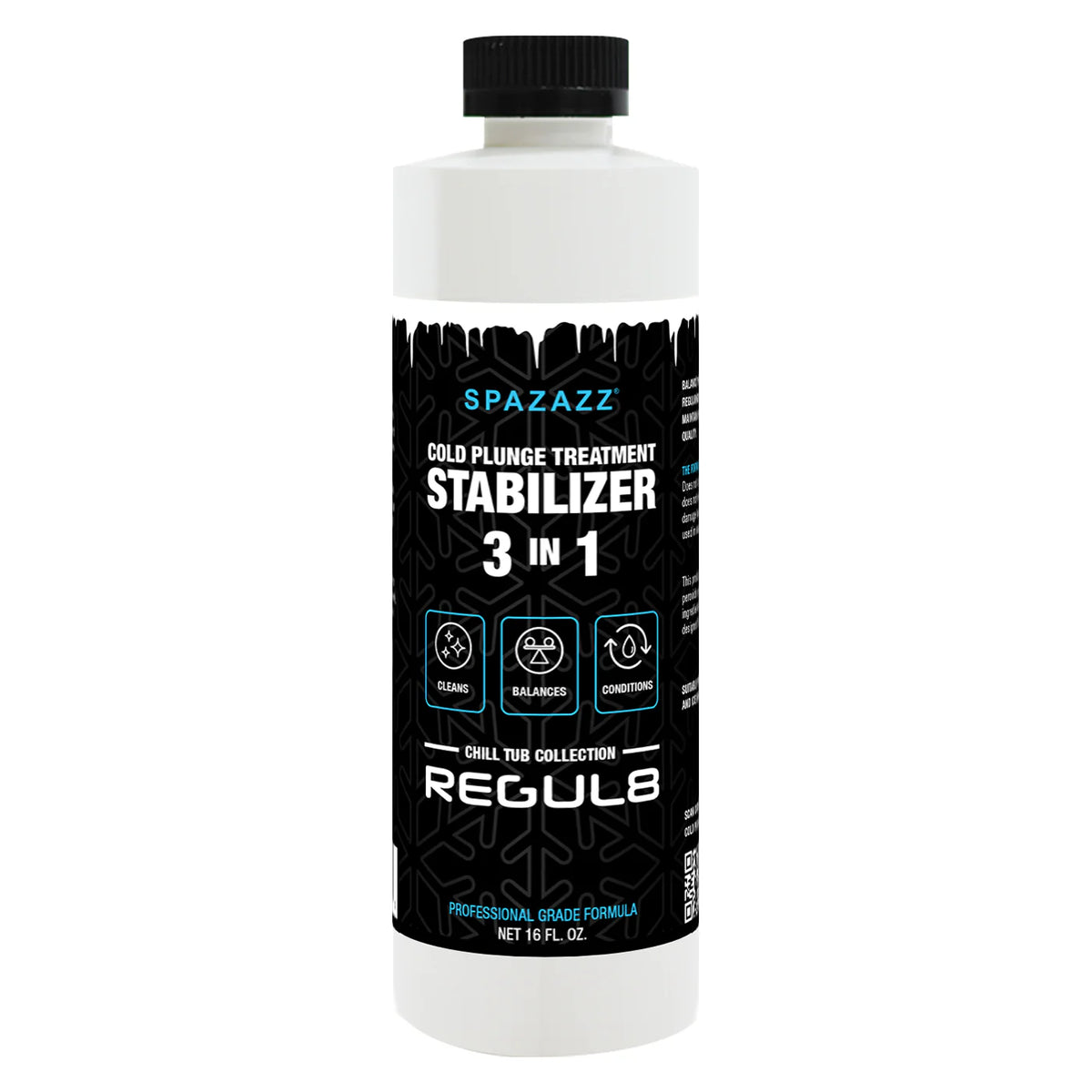 16oz Cold Plunge Treatment Stabilizer 3in1: Regul8 — Spazazz Part #SZ191