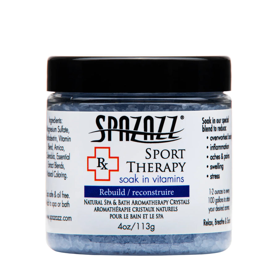 RX Therapy Crystal: Sport Therapy - Rebuild 4oz — Spazazz Part #SZ6074