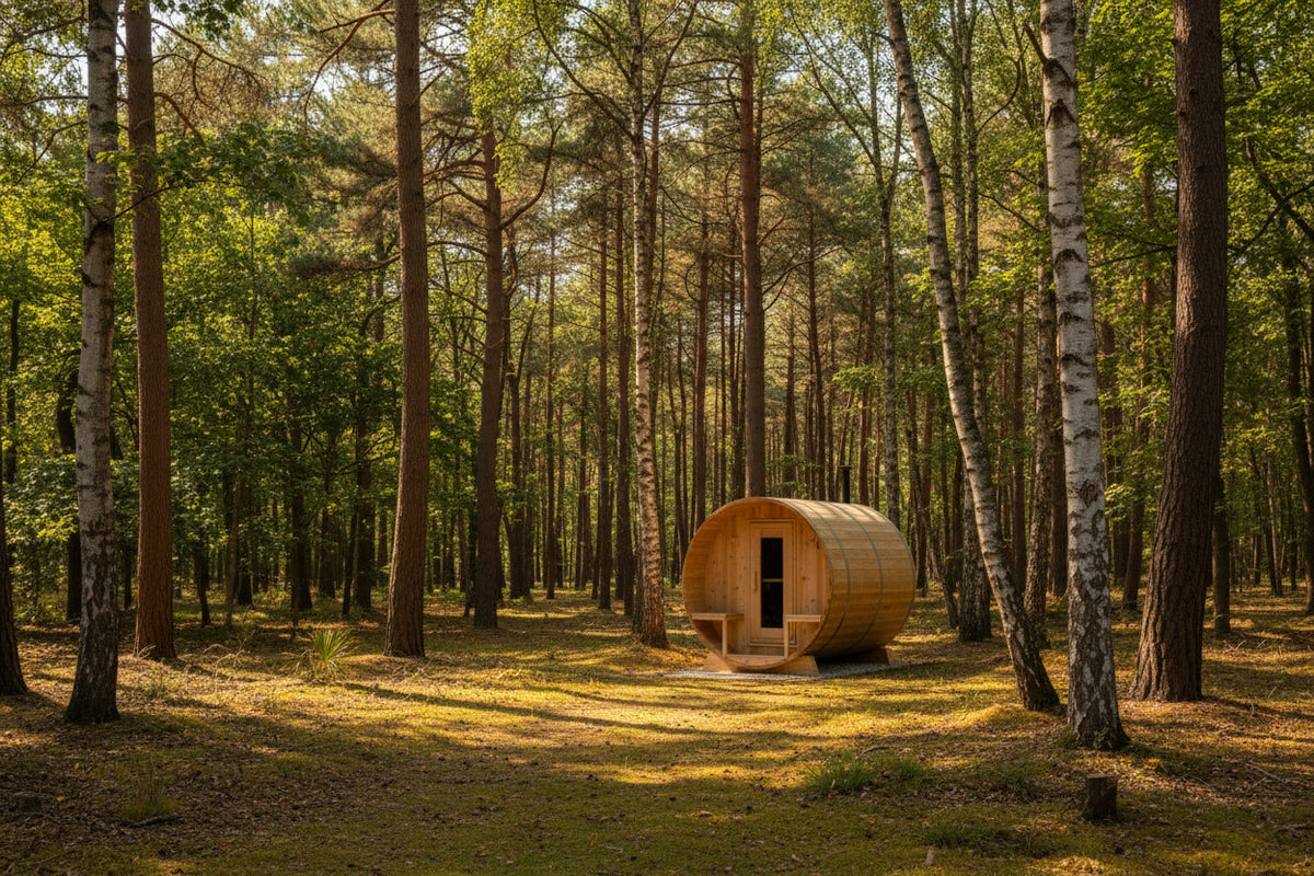Canadian Timber Serenity Barrel Sauna - view 2