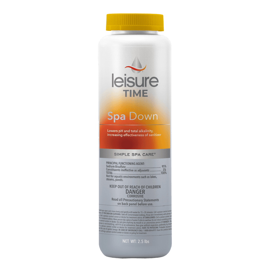 Sanitizer, Leisuretime, Spa Down, Balancer, Granular — Leisure Time Part #22338A