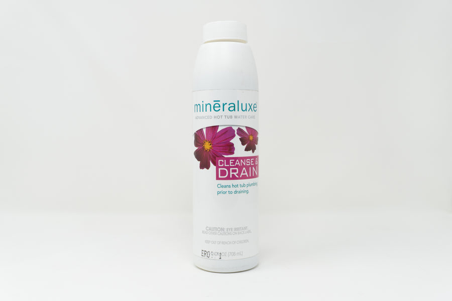 Cleanse & Drain, Cleans Hot Tub Plumbing — Mineraluxe Part #UML09737