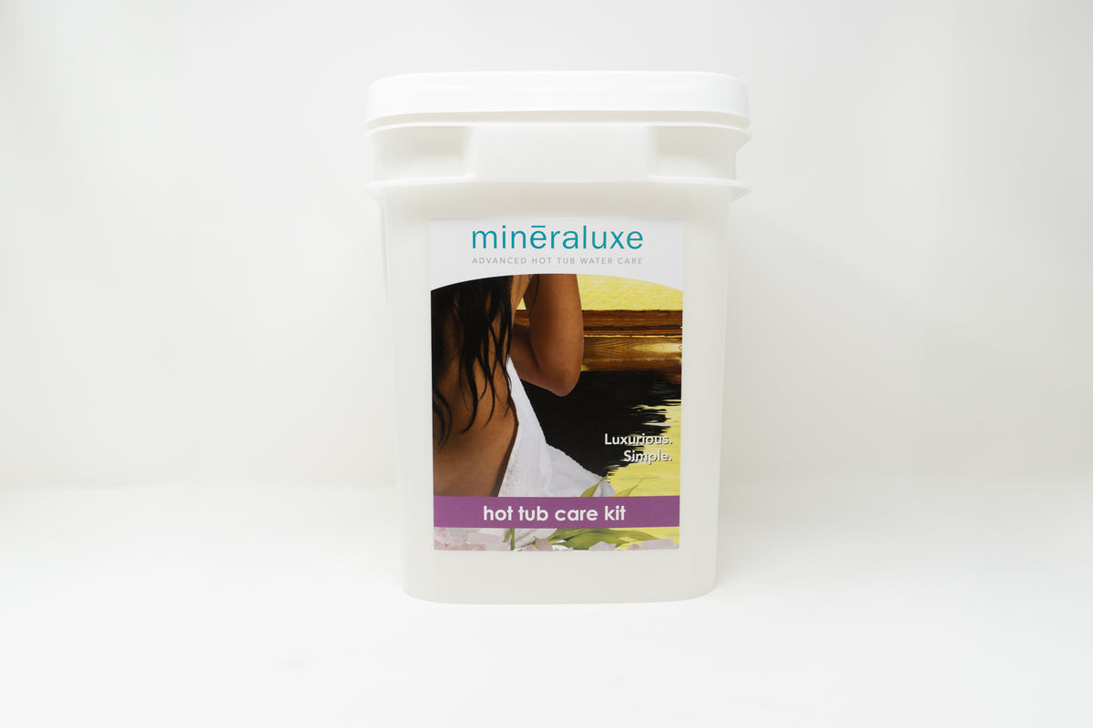 Hot Tub Maintenance Tote Complete Mineraluxe — Mineraluxe Part #UML09788