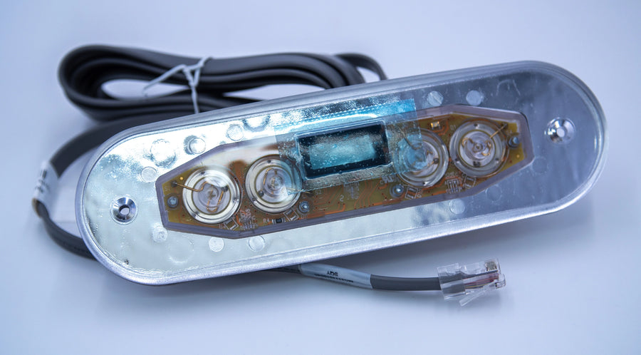 Spaside Control, Master Spa, No Overlay w/Backlight — Master Spa Part #X310214