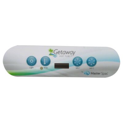 2 Pump Overlay for Getaway Series — Master Spa Part #X509128