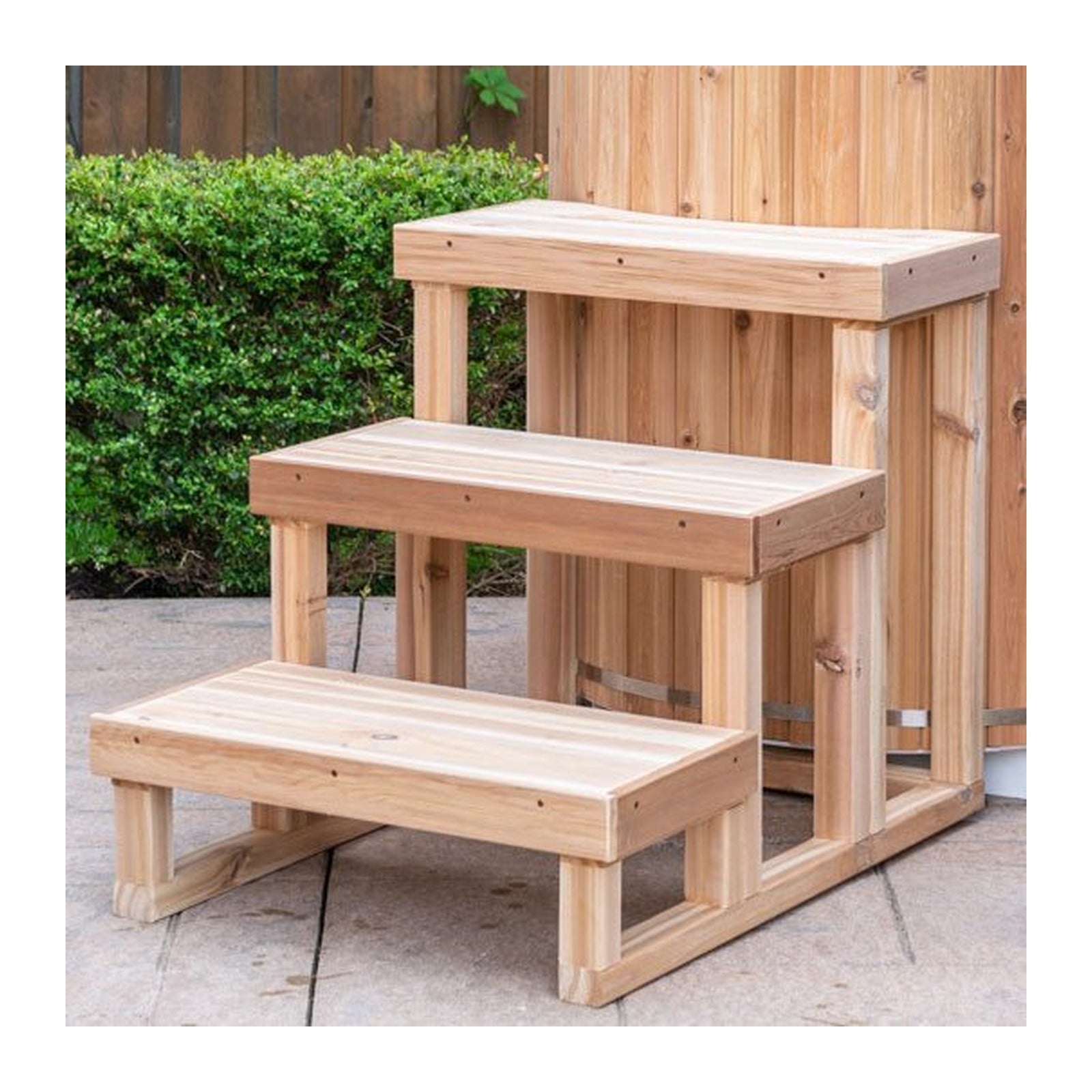 Baltic Plunge Cedar Steps