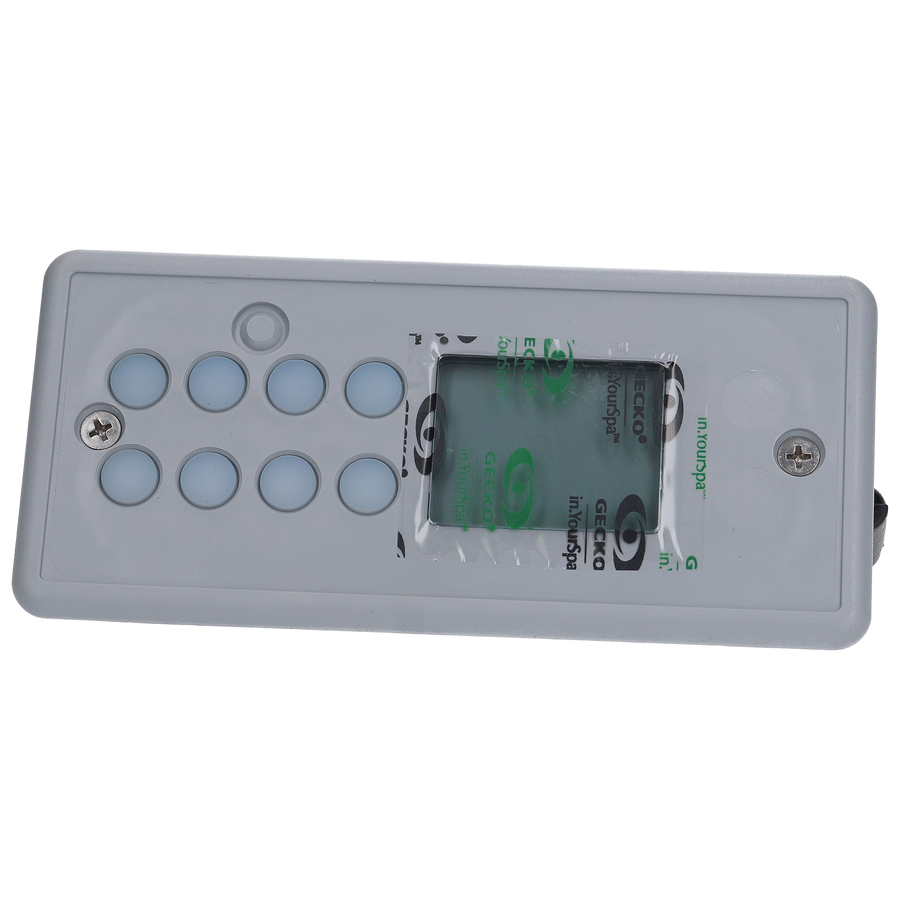 Spaside Control, Gecko TSC-4-GE1, 8-Button, LCD — Gecko Alliance Part #0200-007119