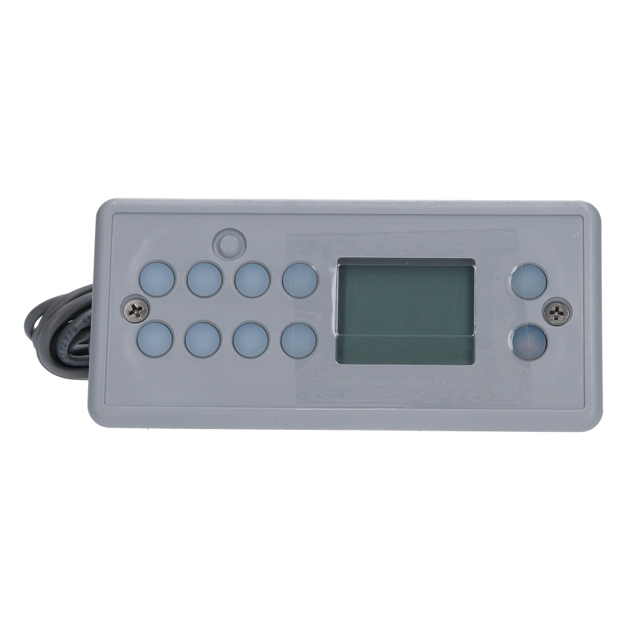 Spaside Control, Gecko TSC-8-10K-GE1, 10-Button, LCD — Gecko Alliance Part #0201-007153