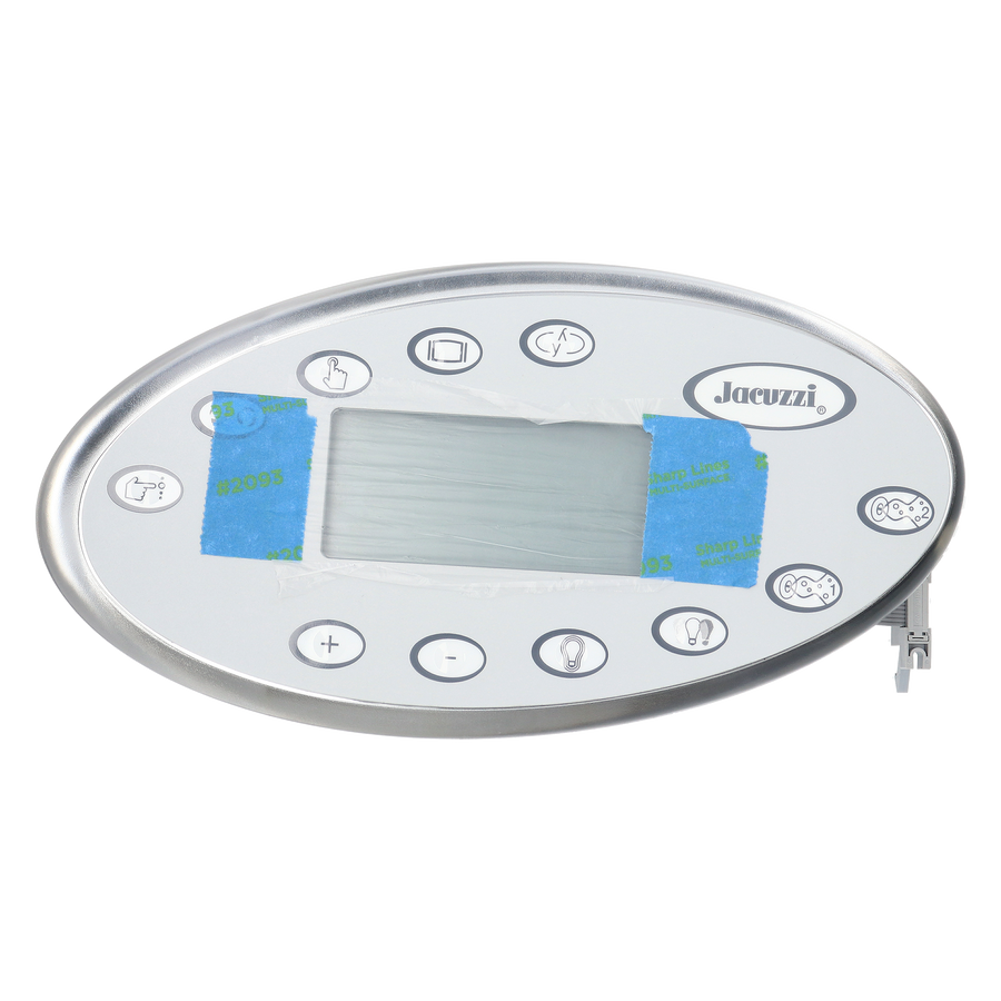 Spaside Control, Jacuzzi J-400, Oval, 11-Button, LCD — Jacuzzi Part #20318-001