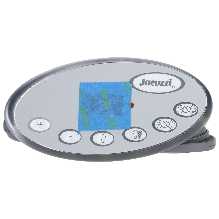 Spaside Control, Jacuzzi J-300, 2007-Plus, Oval, 6-Button — Jacuzzi Part #2600-328